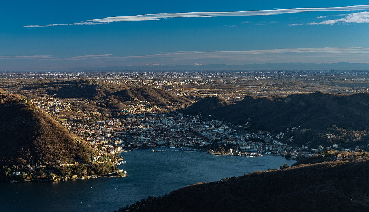 Panorama di Como